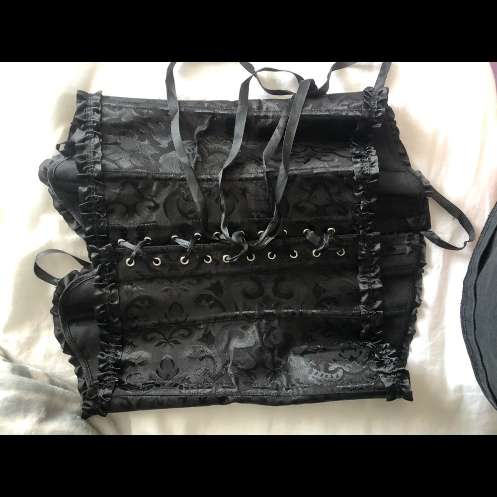Black corset L